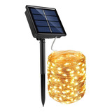 200 Led 8 Modos Luzes De Corda Solar Fairy Lights Decoração 