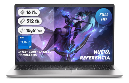 Portátil Dell Inspiron Intel Core I7 1255u Ssd 512 Gb 16 Ram