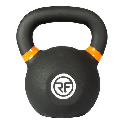 Pesa Rusa Kettlebell 28kg Runfit- Cast Iron Cross\u002Fgym Color Naranja claro | Meses sin interés