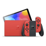 Nintendo Switch Oled Red Mario Desbloqueado Novo