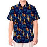 Camisa Hawaiana Botellas