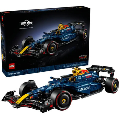 LEGO® Technic™ Auto Oracle Red Bull Racing RB20 F1 42206; auto de F1 a escala 1:8; Construye la caja de cambios de 2 velocidades y el diferencial, y el motor V6 con pistones móviles | Envío gratis