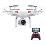 Drone 101 Cámara Profesional 4k Blanca+2 Baterías