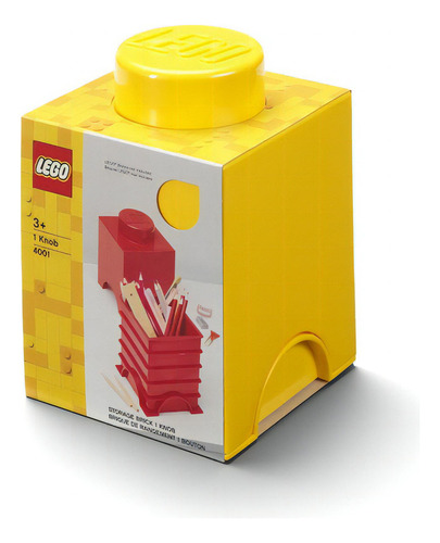 Lego Bloque Apilable Contenedor Brick 1 Cantidad De Piezas 3