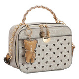 Bolsa Feminina Chenson Monograma Cristal Transversal Cg83820