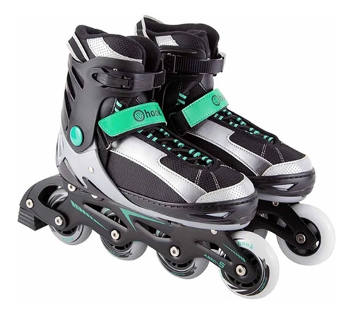 Patines Roller Hook  Power Verdes Ajustables 