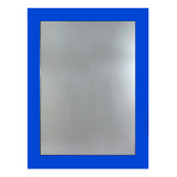 Espejo Marco Vidrio Color Azul 50x60 Vertical U Horizontal