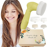 Kit De Sistema De Cepillo Facial Para Cuidado Facial Y