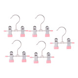 5 Uds Perchas Para Botas Clips Pinzas Para Ropa De Rosa