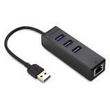 Hub Usb 4 En 1 De Cable Matters Con Ethernet, Compatible Con