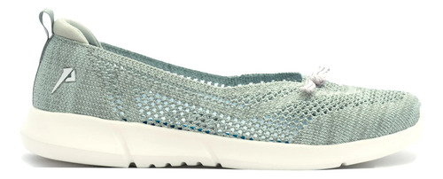 Tenis Pals Zen Gris Mujer Casual Ligero Cómodo Suela Eva