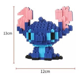 Mini Bloques Didáctico Stitch Figura 3d Armable 750pzs