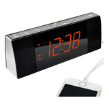 Radio Reloj Despertador Itoma Con Parlantes Bluetooth, Radio