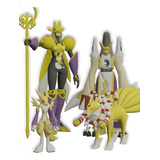 Renamon E Digievoluções (sakuyamon) Digimon 4 Unid.