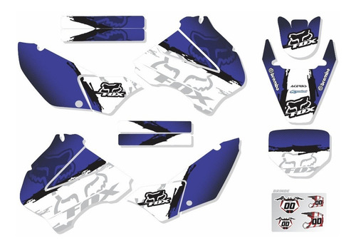 Kit Adesivo Moto Cross Trilha Tornado Xr 250 2001-2005 Lm134