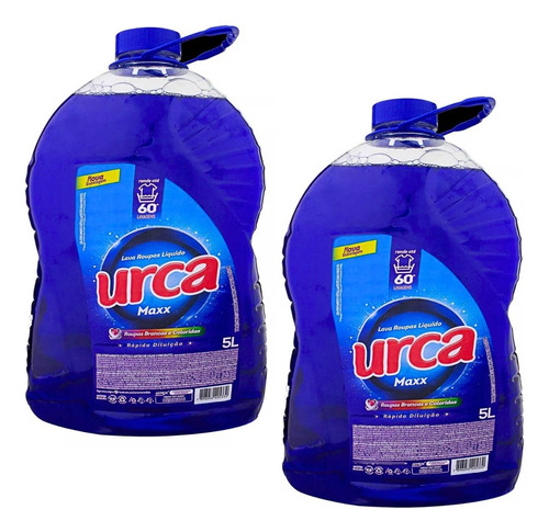 Kit 2 Lava Roupas Liquido Urca  - Leve 5l Pague 4,5l