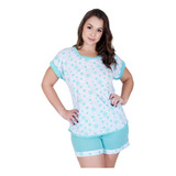 Super Kit 10 Baby Dool Plus Size Manga Curta Pijama Revenda