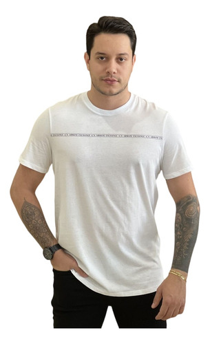 Armani Exchange Camiseta Masculino