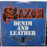 20% Saxon - Denim And Leather 83 Heavy(ex/vg++)(br)lp Nac+