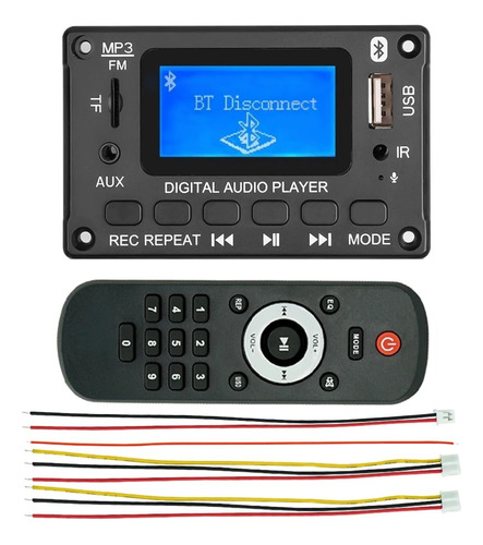 Placa Bluetooth 5.0 Decodificador Som Mp3 Para Caixa De Som