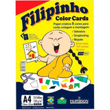 Papel Filipinho Color Cards A4 120gr 24fl 8 Cores Filiperson