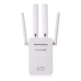 Repetidor Wifi 2800m 4 Antenas Amplificador De Sinal Lv-wr09