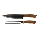 Cuchillo + Tenedor Wayu Premium