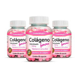 Kit 3 Colágeno Femme Vitaminas + Zinco 90 Cápsulas Maxinutri Sabor Sem Sabor