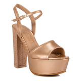 Zapatos Stilettos Mujer Sandalias Glitter Hermes Citadina