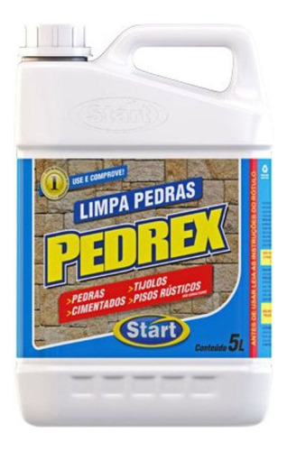 Limpa Pedras - Pedrex 5l Start Remova Manchas Em Pedra