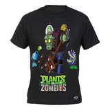 Polera Plantas Vs Zombies Diseño 3