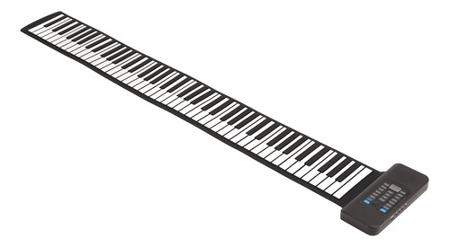 Piano Portátil Enrollable De 88 Teclas, Plegable, Enchufar Y