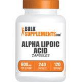 Bulksupplements Ácido Alfa Lipoico 600 Mg Cápsulas - Suple