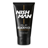 Mascarilla Negra Carbón Nishman 150ml Barber Barbería