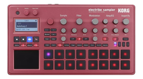 Estación De Producción Korg Electribe 2s Sampler - Oddity Color Rojo