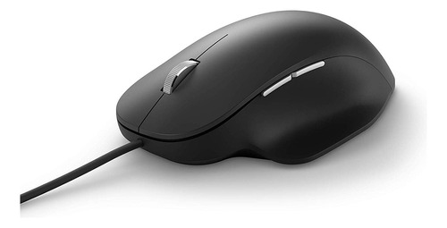 Ratón Ergonómico Negro De Microsoft, Cómodo Y Ergonómico