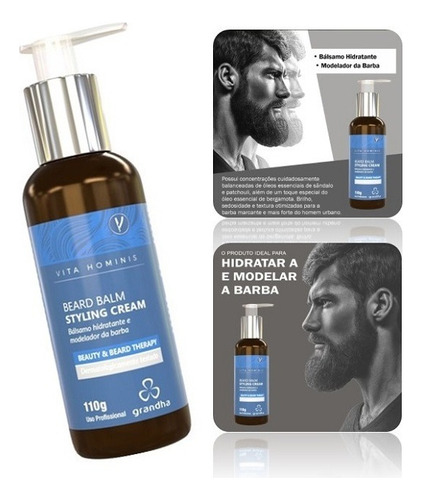 Creme Para Barba Grandha Modelador De Bálsamo Vita Hominis