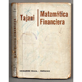Matemática Financiera - Tajani - Usado Antiguo