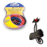 Kit De Instalacion Steelpro + Cable Rca De 6 Metros