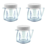 3 Mini Vaso De Plastico Compatible Con Licuadoras Oster