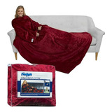 Manta Slanket Con Mangas - Ideal Para Mujeres Y Hombres - Co