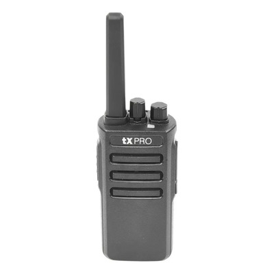 Radio Portátil Vhf, 5w De Potencia, Scrambler De Voz Tx-500 Color Negro | Envío gratis