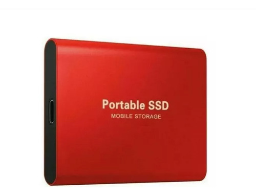 Ssd 8tb Usb 3.1 Tipo Mini Disco Portátil Sólido Externo Rojo