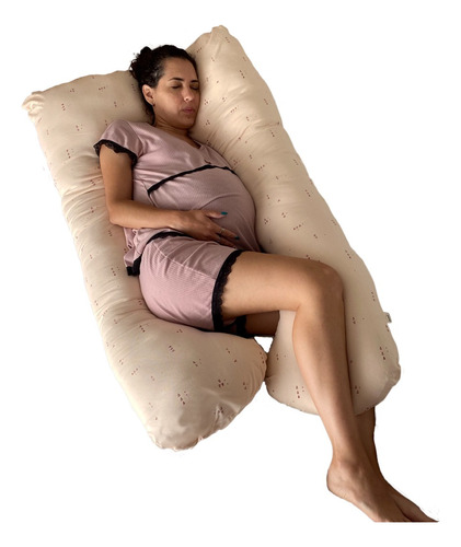 Almohada Embarazo - Lactancia Xl Jersey De Algodón 100%
