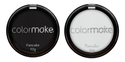 Kit De Pancake Colormake  C/ 2 (preto/branco)