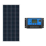 Kit Painel Placa Solar 150w 155w + Controlador De Carga