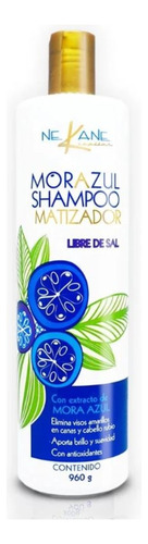 Nekane Shampoo Mora Azul Matizador Libre De Parabenos 960ml