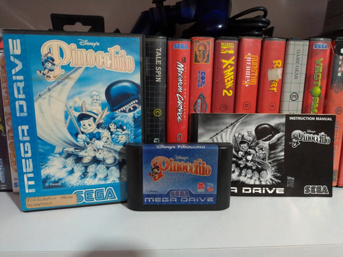 Disney Pinocchio  Original Para Mega Drive Na Caixa Completo