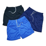 Kit 3 Calção Shorts Masc Plus Size Praia M Ao G5 Futebol