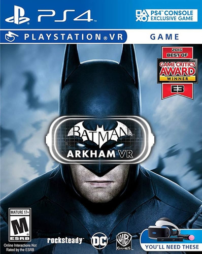Batman Arkham Vr Ps4 - Playstation Vr - Fisico - Nuevo